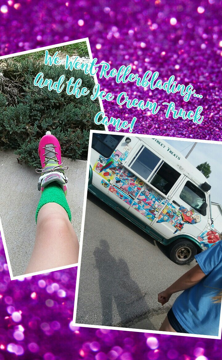 We Went Rollerblading... And the Ice Cream Truck Came!