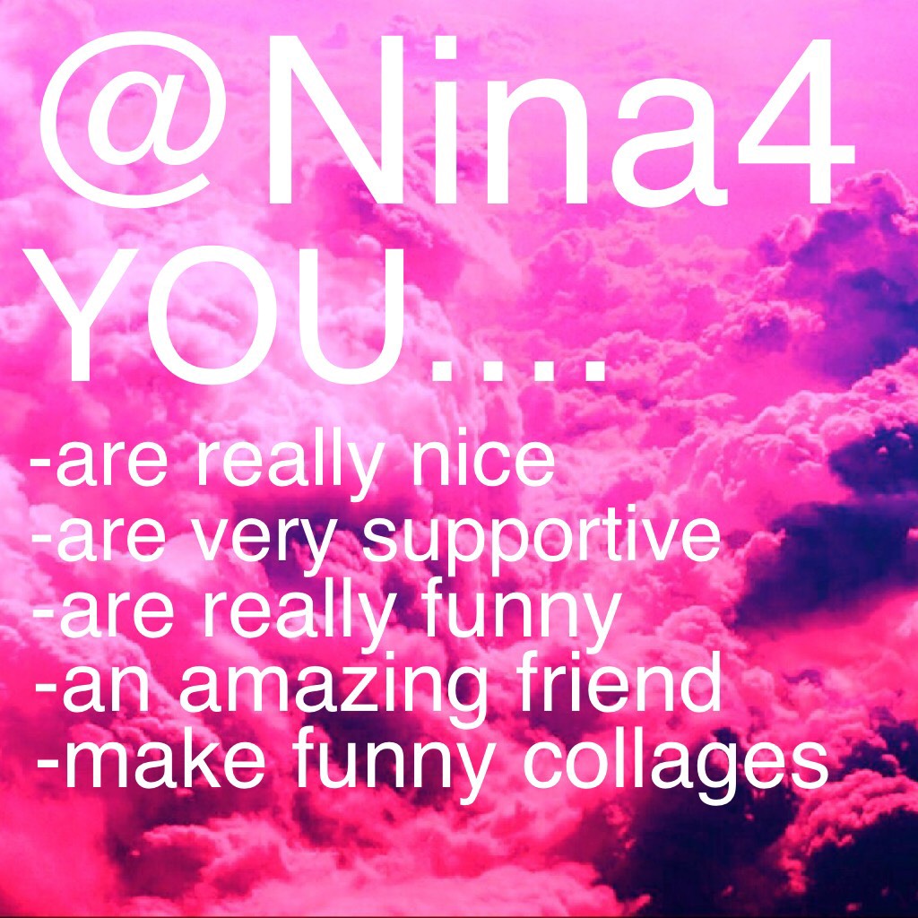 @Nina4 you are a very funny and super supportive person! Always be amazing!! Thank you so much @NealsDeals again for helping create this!!