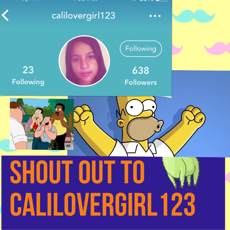 Shout out to calilovergirl123