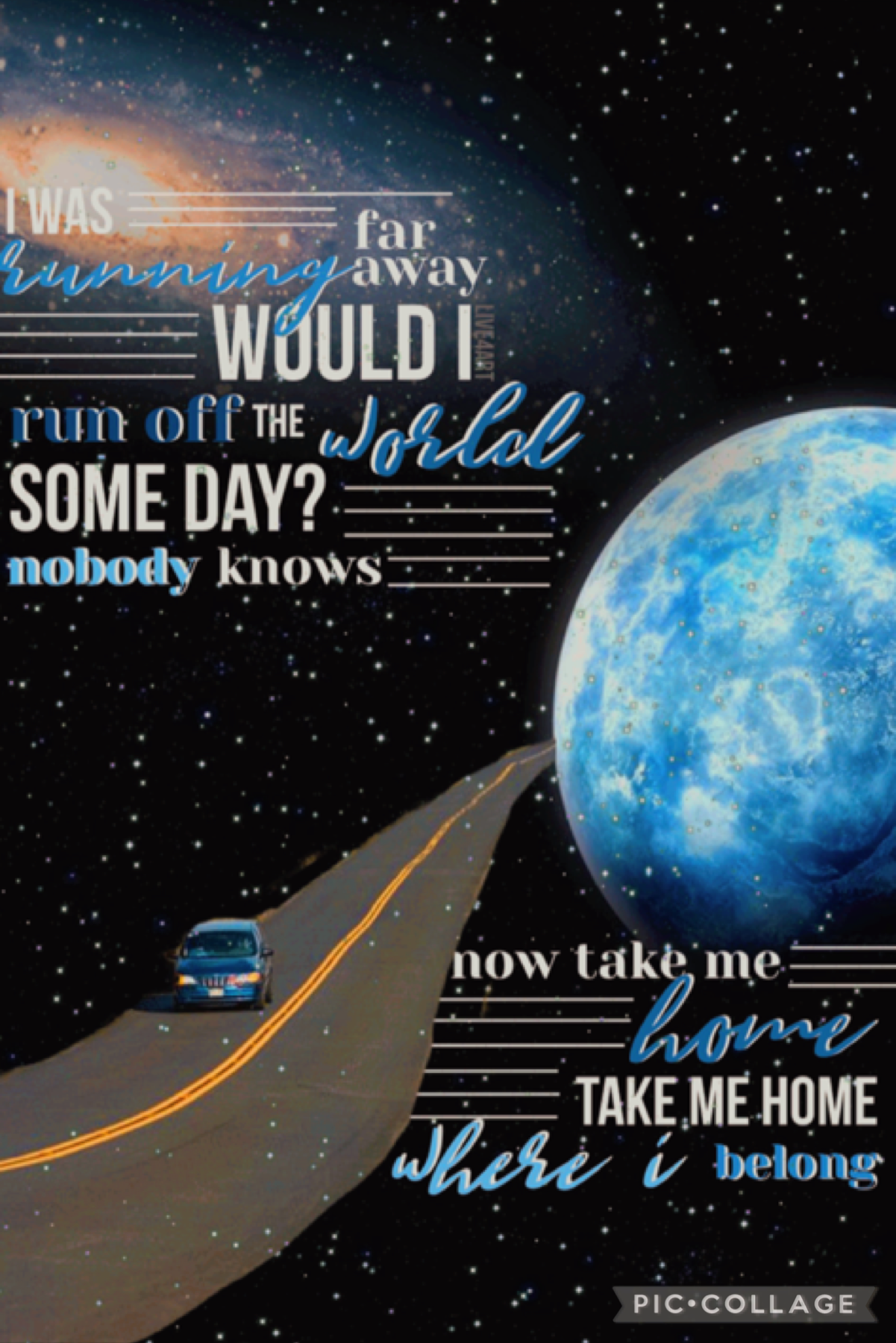 3.14.21 tap
lyrics from runaway by aurora
inspired by an edit i saw on instagram 
q: would you want to be an astronaut?
a: no, not until space travel is safer