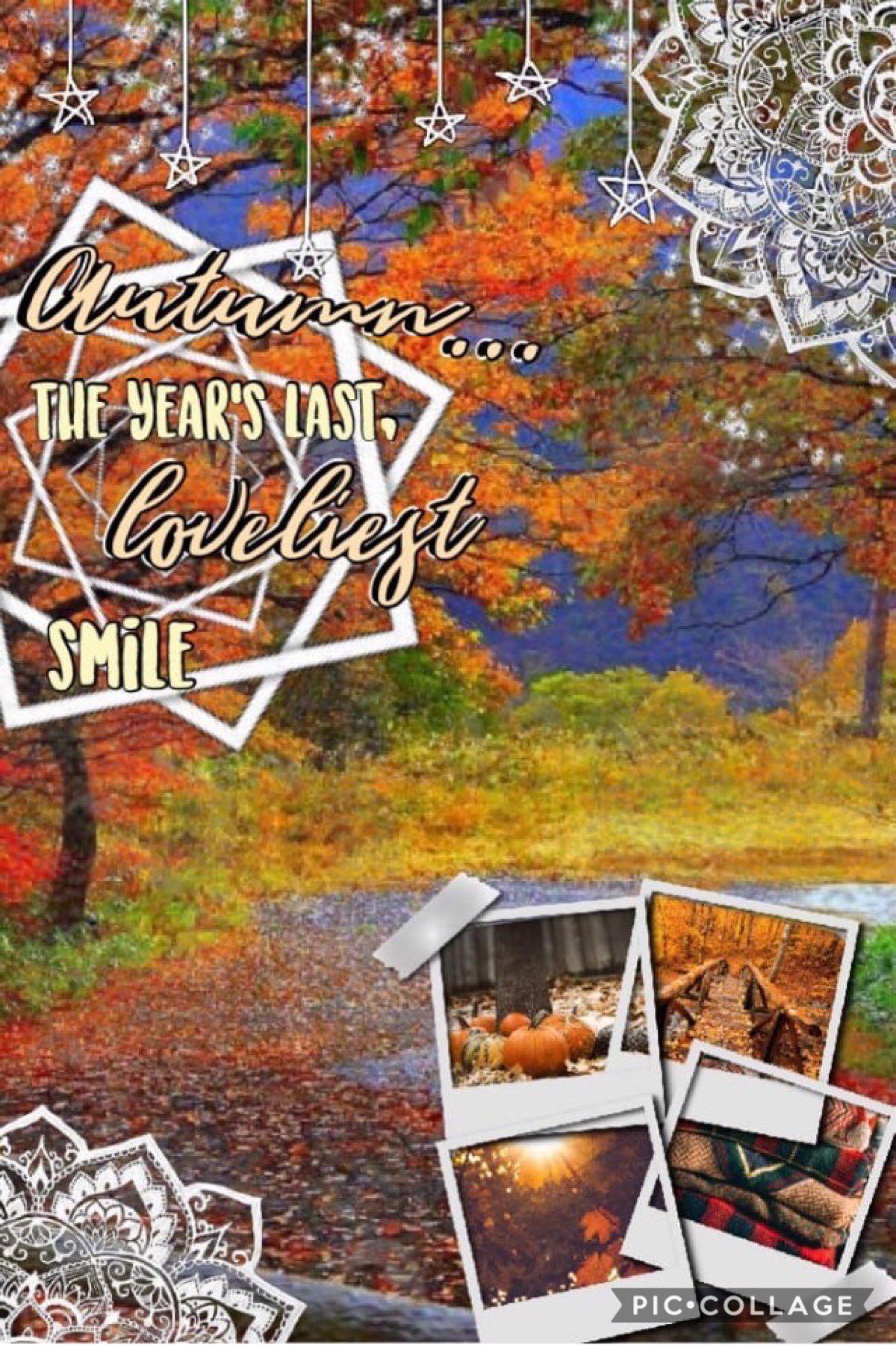 Collab with DeepDreamers! 🍂🍁I did text, she did background, and we both did pngs!😊Please go follow this amazing user! She’s soo nice, organized, and talented! I love fall! QOTD:fave fall scent AOTD:apple cider or cinnamon sweet pumpkin 🎃 