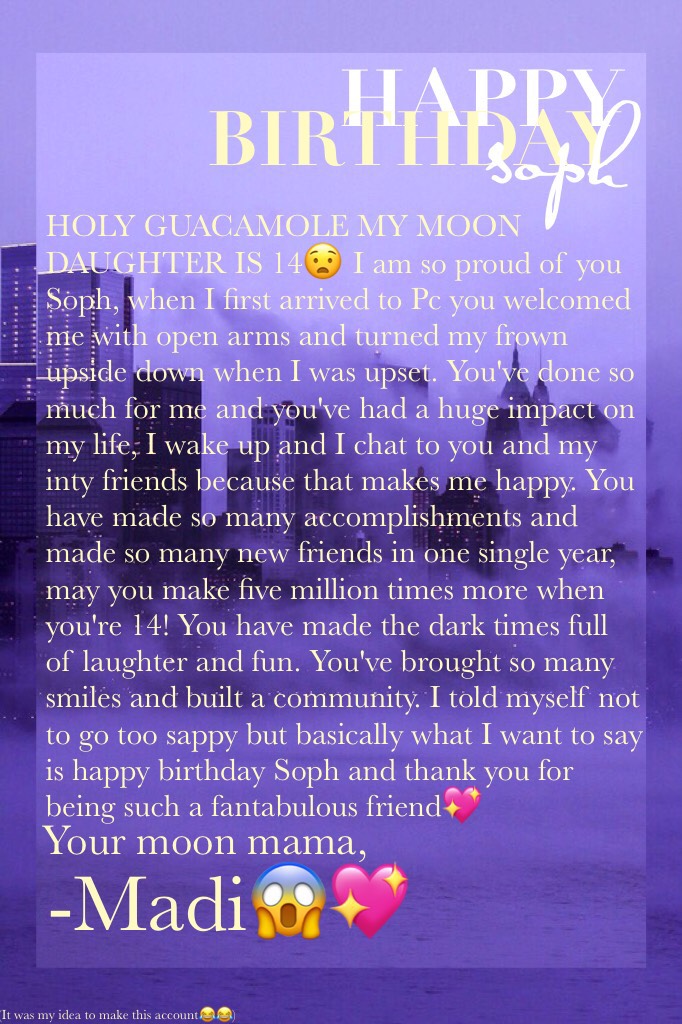 💖💖💖 have the best day ever soph 💖💖💖