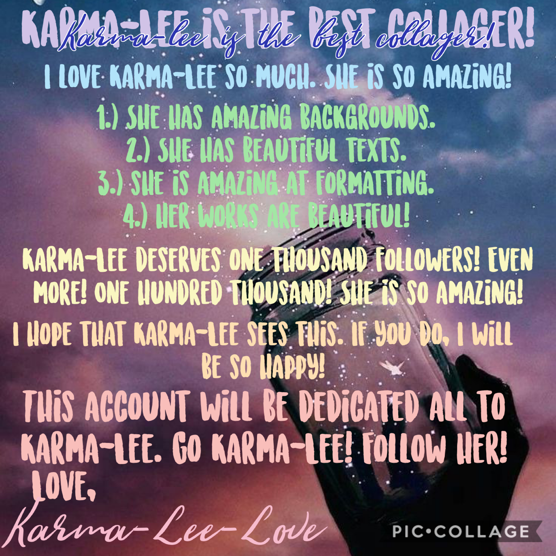 I love you Karma-Lee!! 