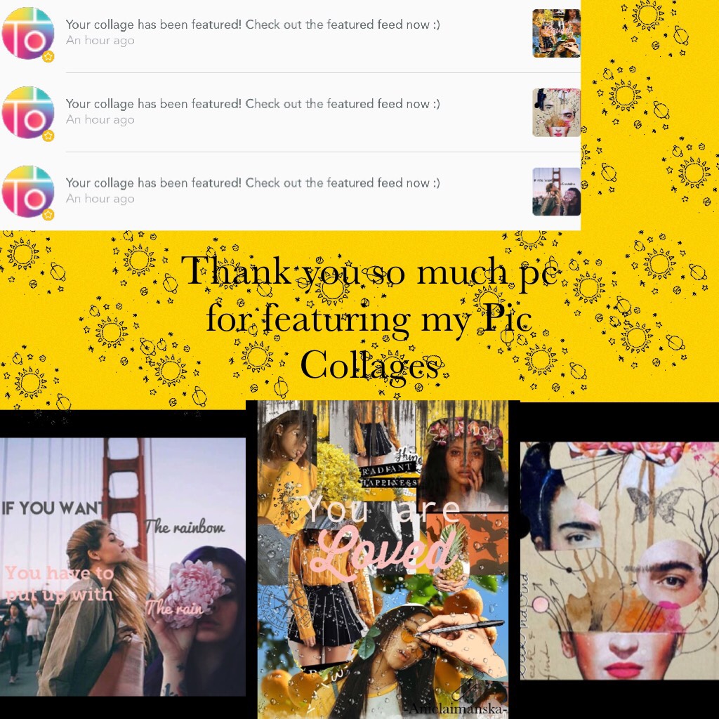Thank you so much pc for featuring my Pic Collages 