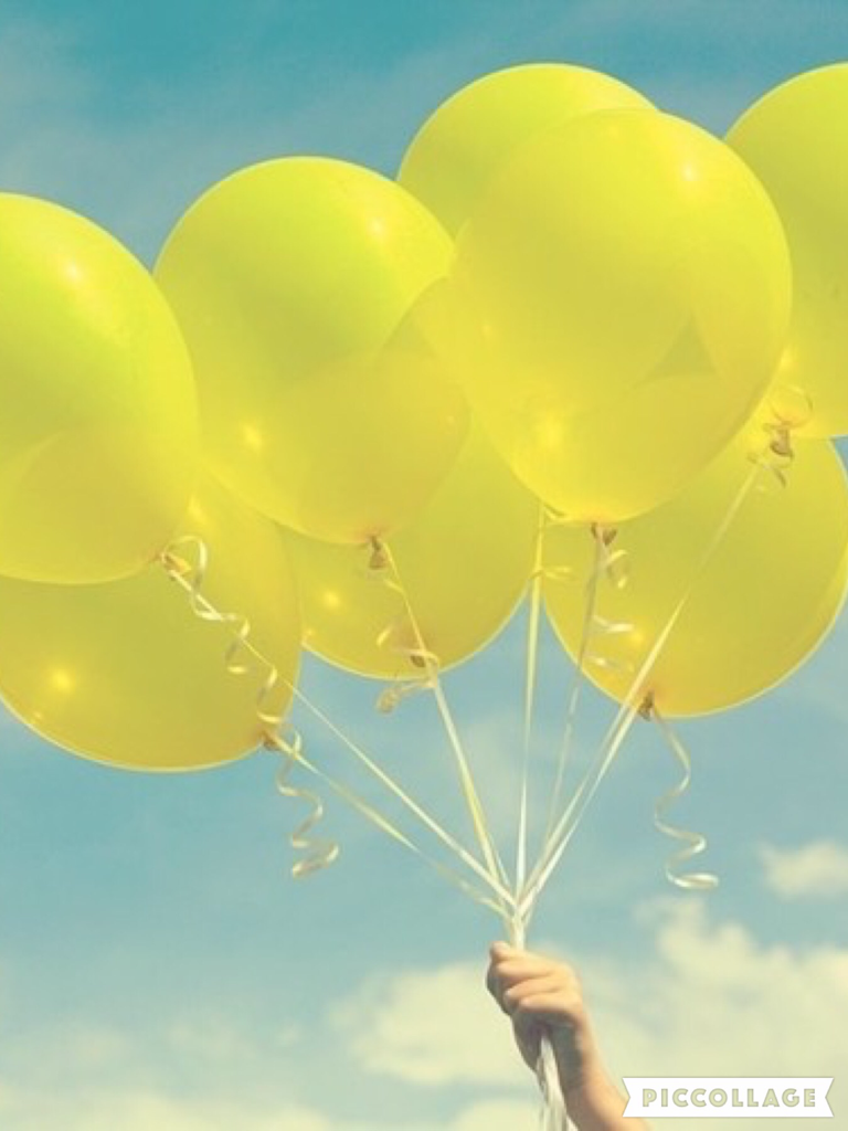Yellow balloons
