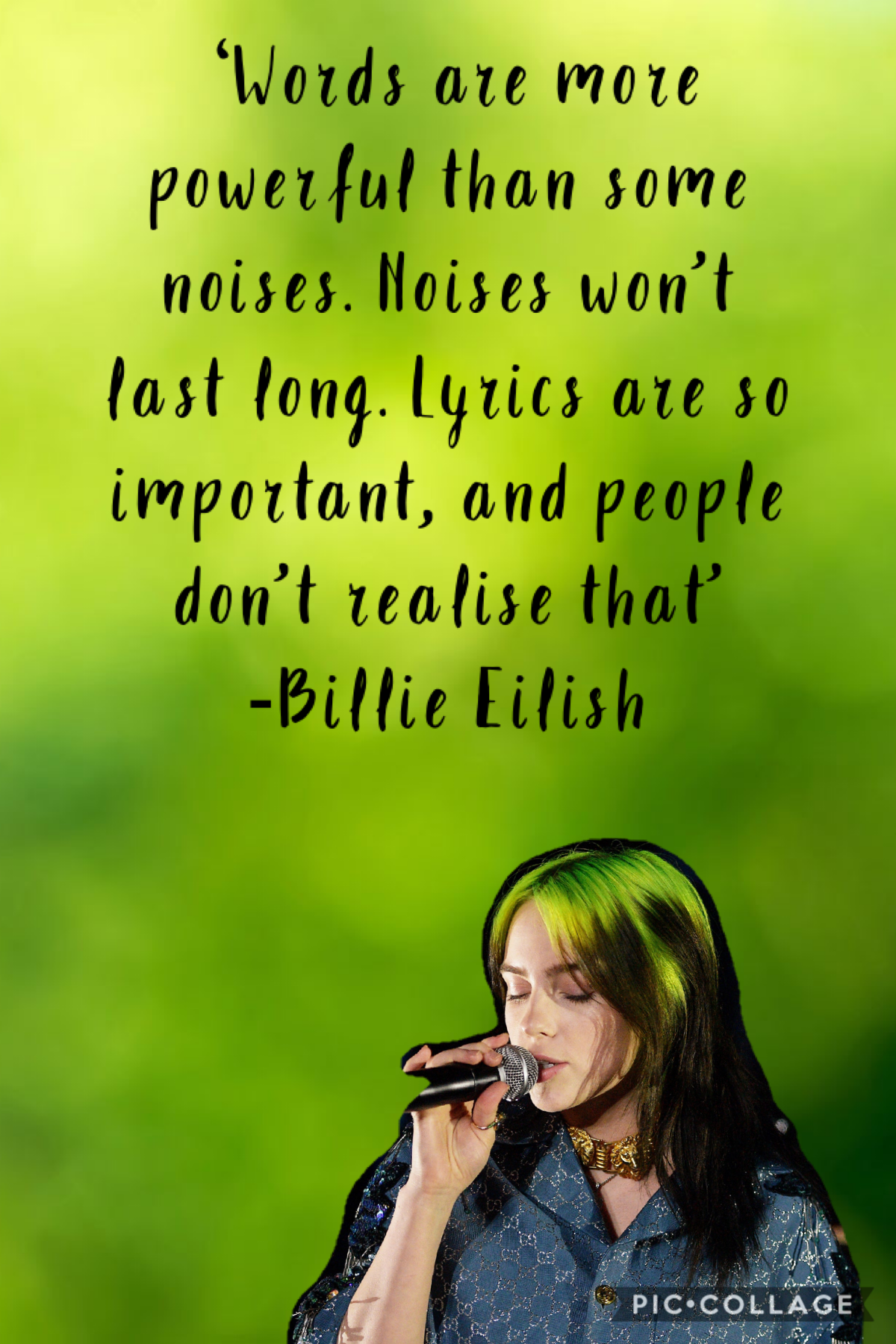 Billie eilish quote #2