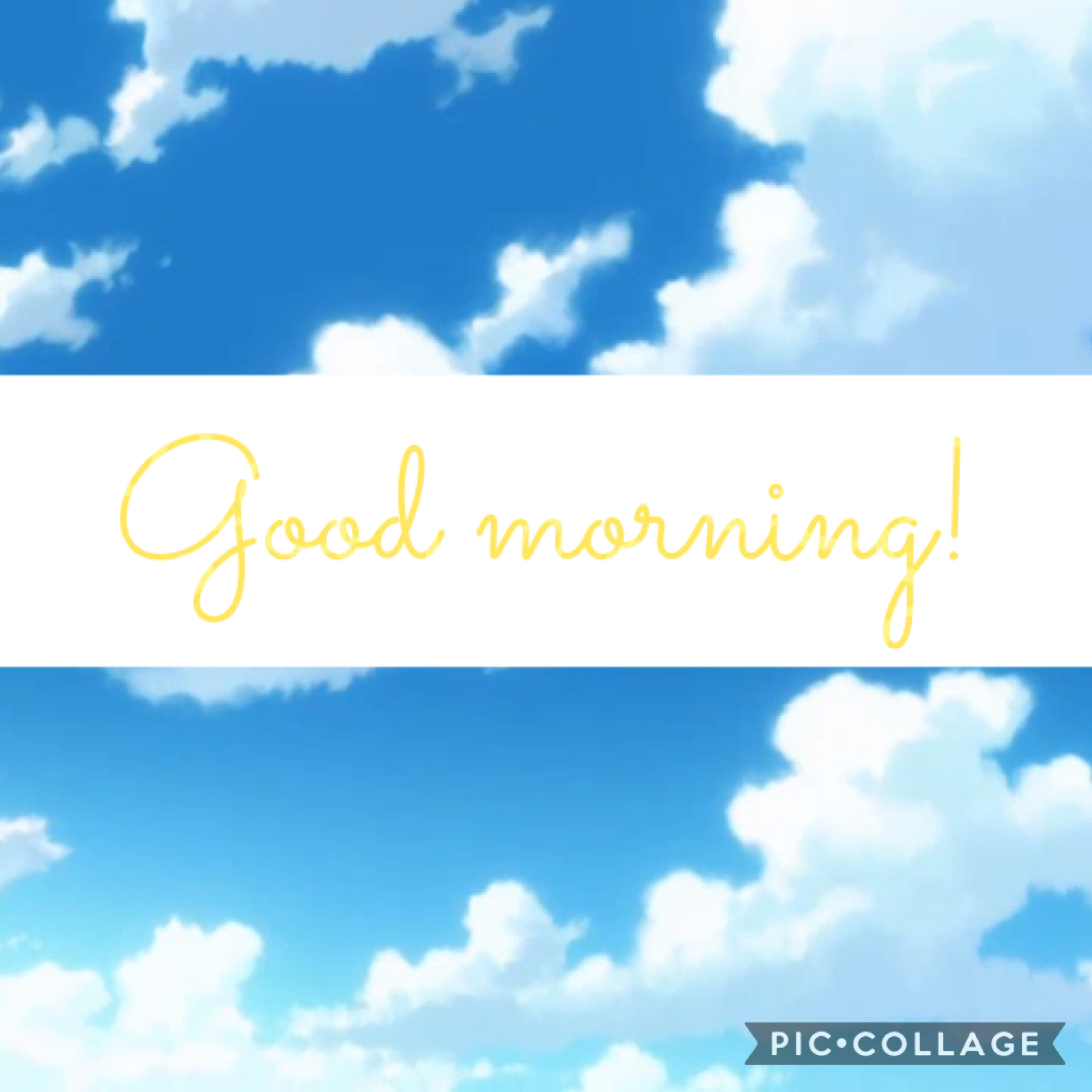 Good morning people!