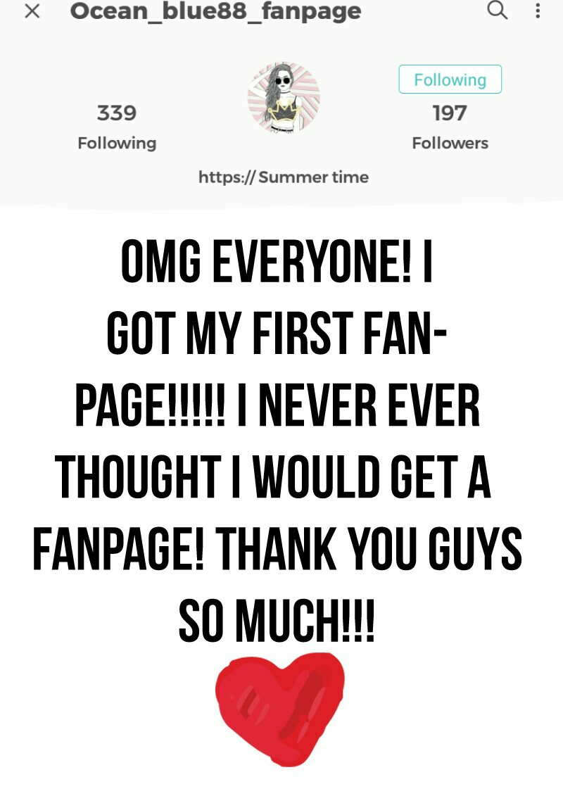 My first fanpage!!!!
