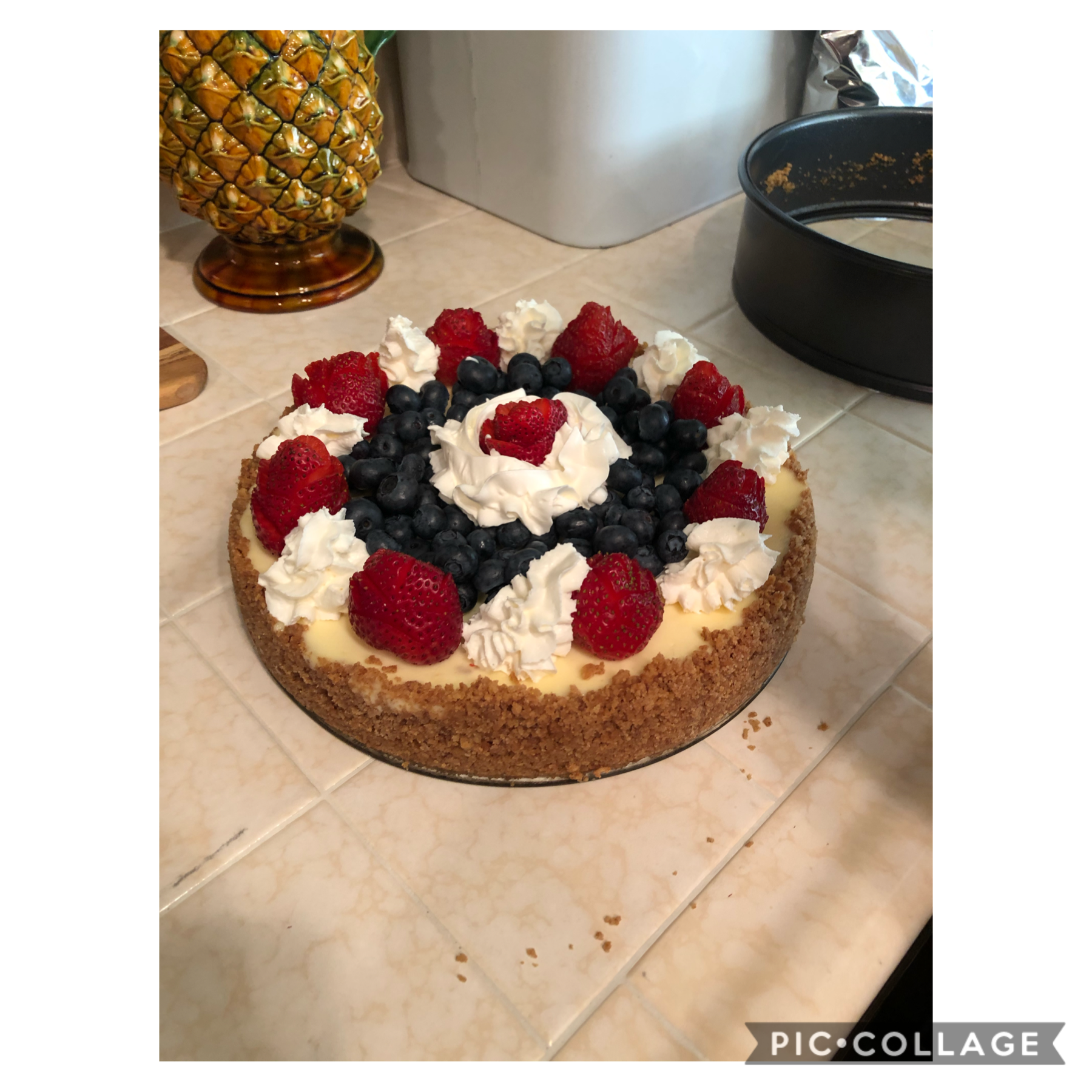 I made cheesecake:) 