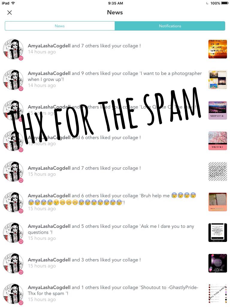Thx for the spam