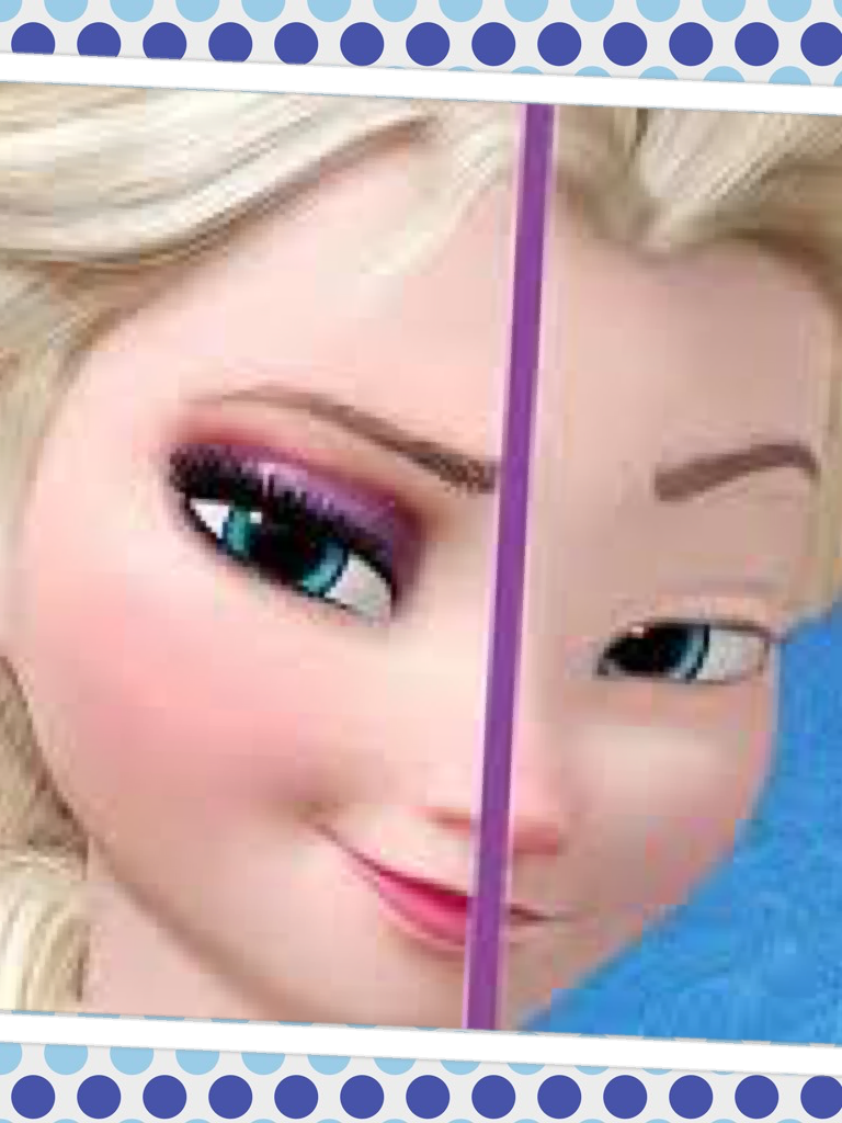 Elsa makeup no makeup