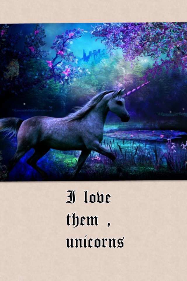 Like if you and a friend love unicorns 