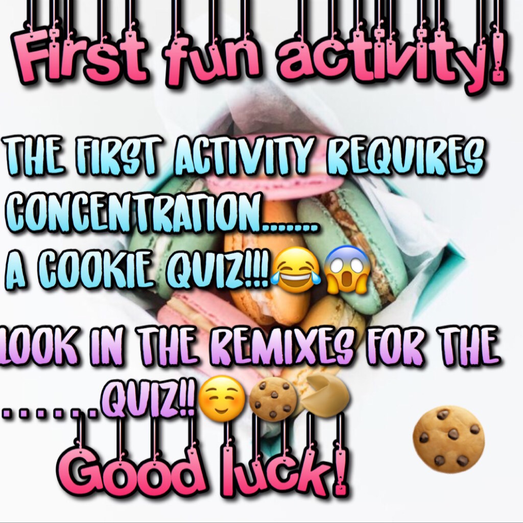 LOOK IN THE REMIXES FOR A FUN, EASY QUIZ!!!☺️🥠
