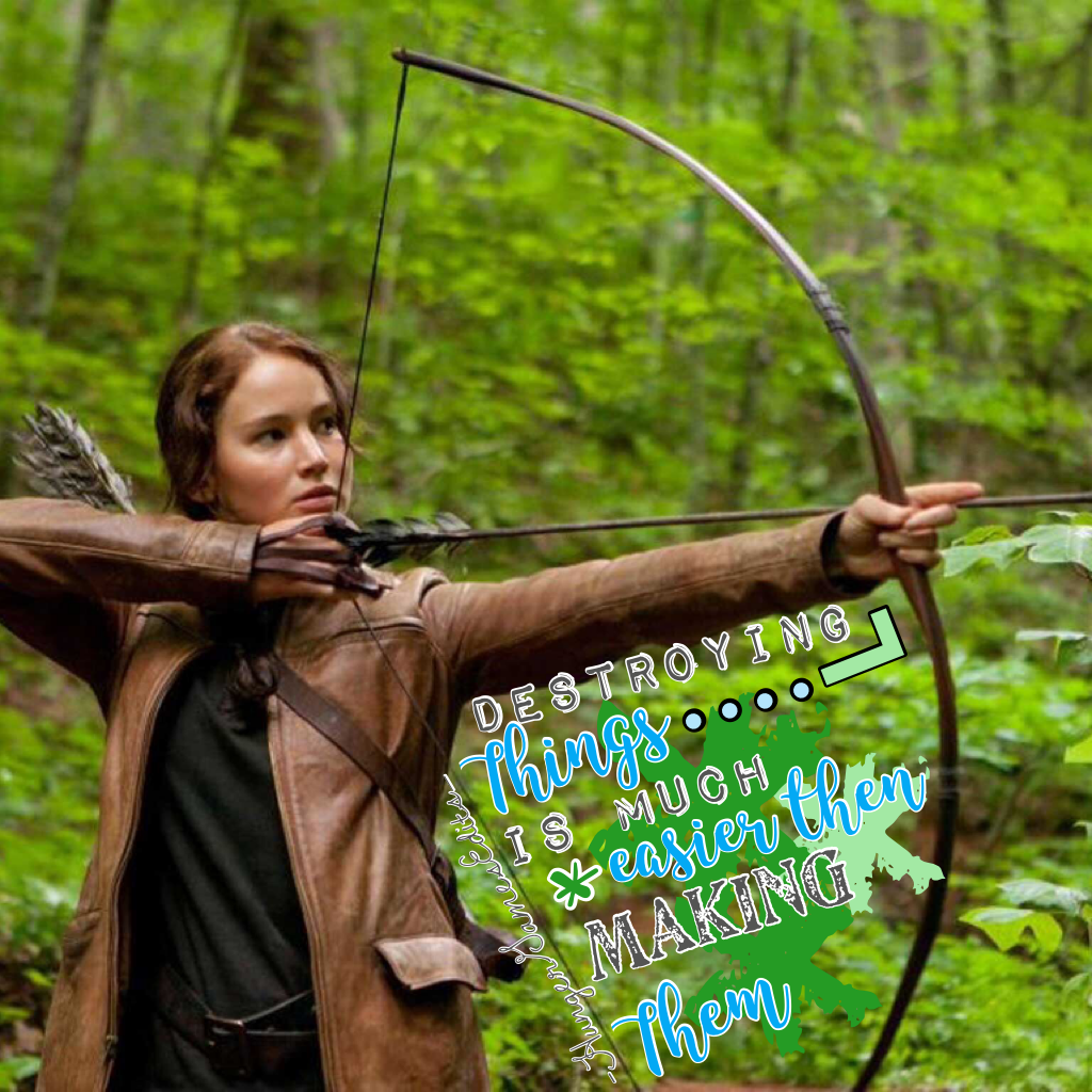 🏹click🏹
Welcome to my account! If you like hunger games please leave a ❤️ and follow. My edits photos and quotes are from the hunger games and will always be!-HungerGamesEdits_ 