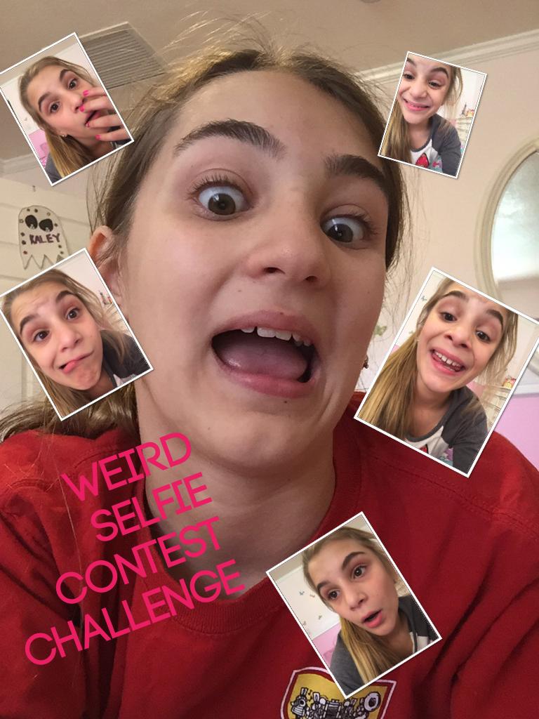 Weird selfie contest challenge 🙃