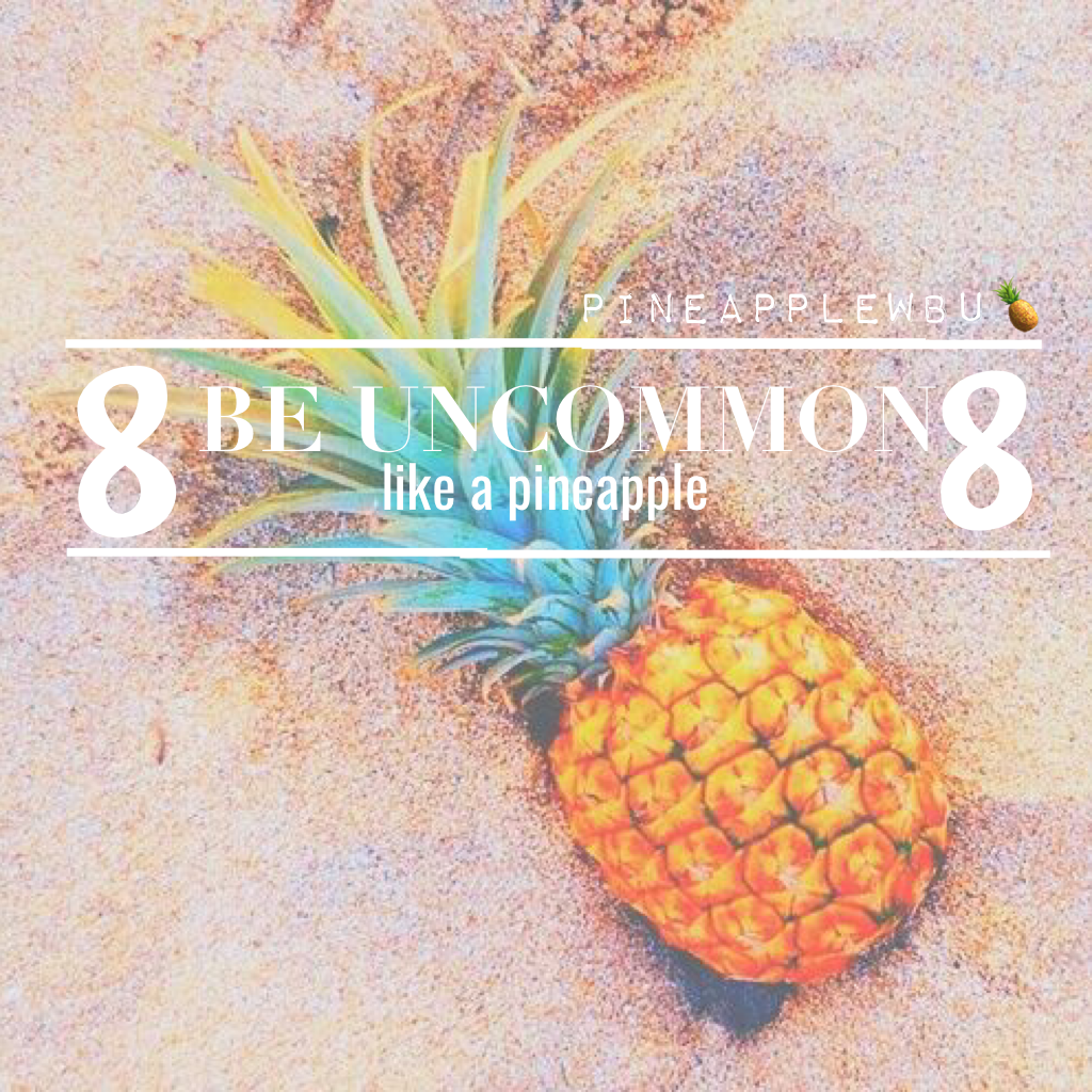 second post✌🏼the 8s are infinity.be uncommon!🍍😉enjoy 