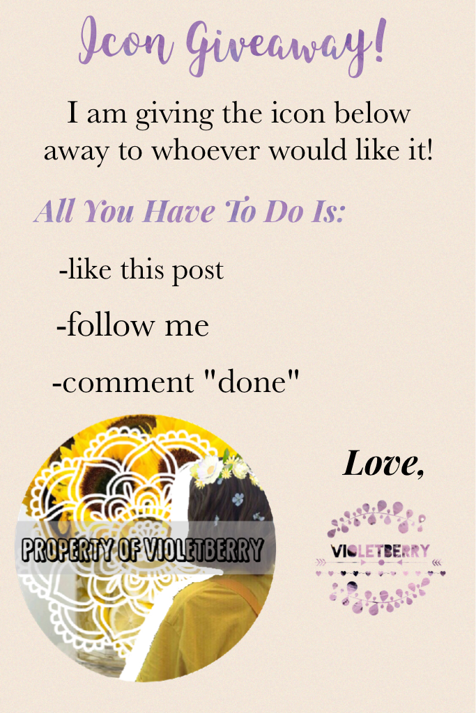 💜 Click 💜


Want a icon? Read this post!