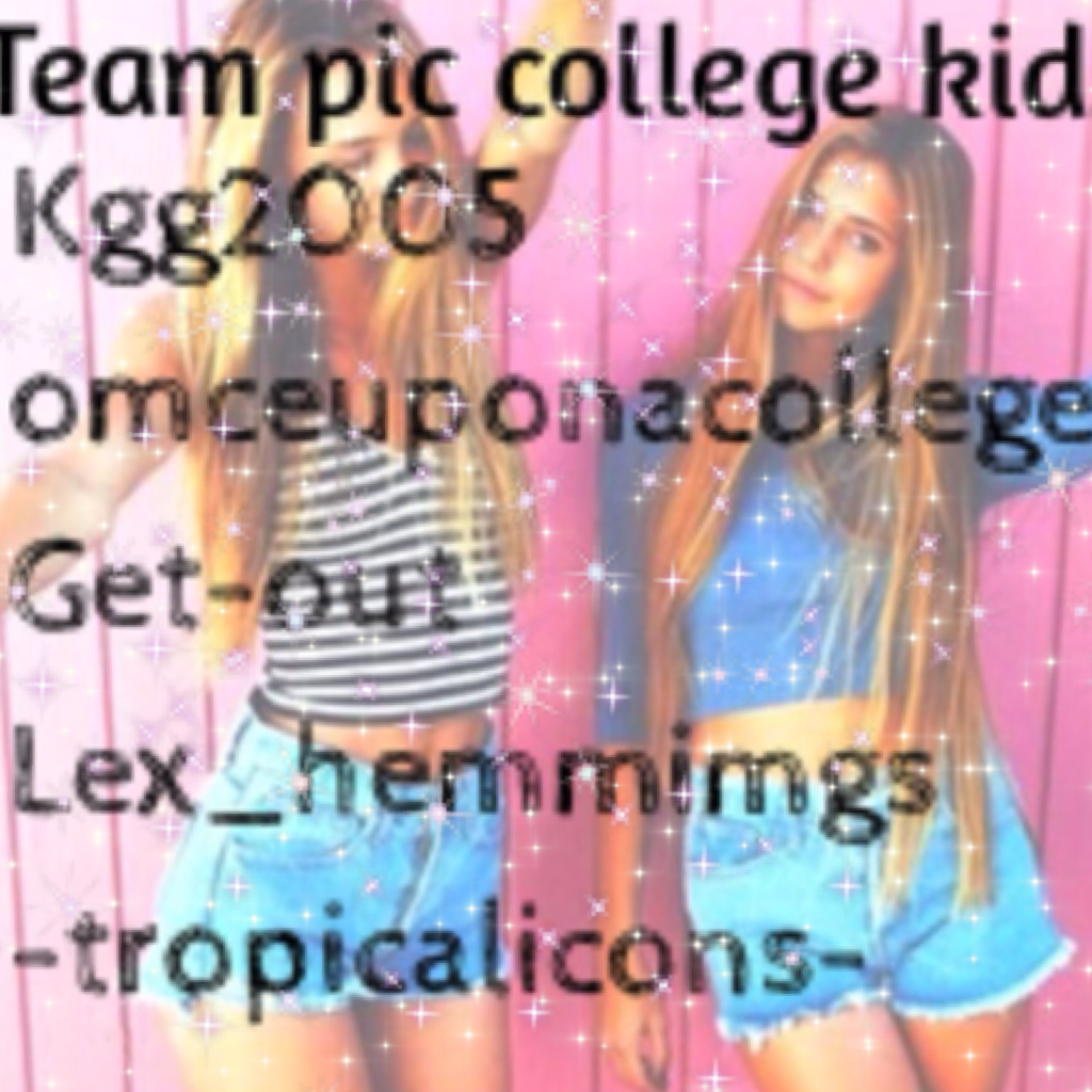 This is your chat page team pic college kids