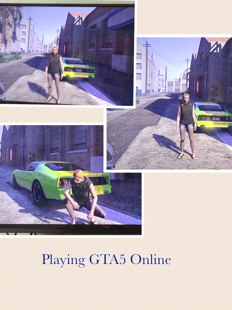 Playing GTA5 Online
