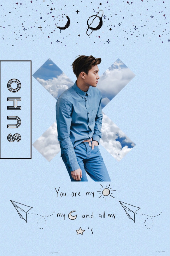 TAP👆🏼/
Suho so cute and very talented too💙💙💙and I JHope you like this🙂🙂🙂