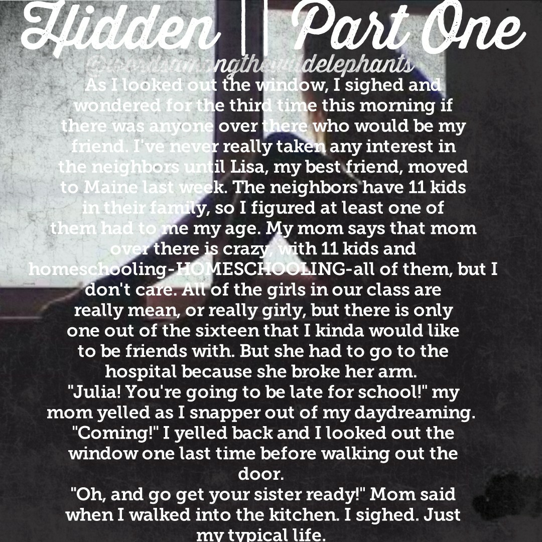 Hidden 🙅🏼 || part one || tap
ahh what a lovely day to write ☺✨ tell me what you think in the comments !! ✨ if you have any suggestions, please do tell !! 😊🍃 happy autumn !! 🍁 xx