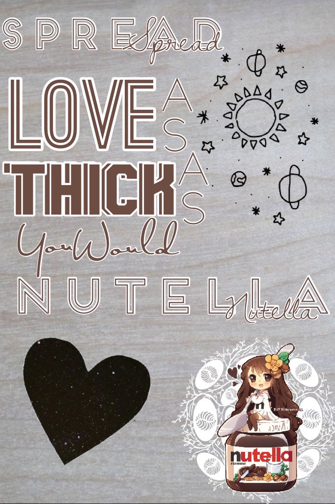 Mmmm Nutella! LIKE IF YOU LOVE NUTELAA!!