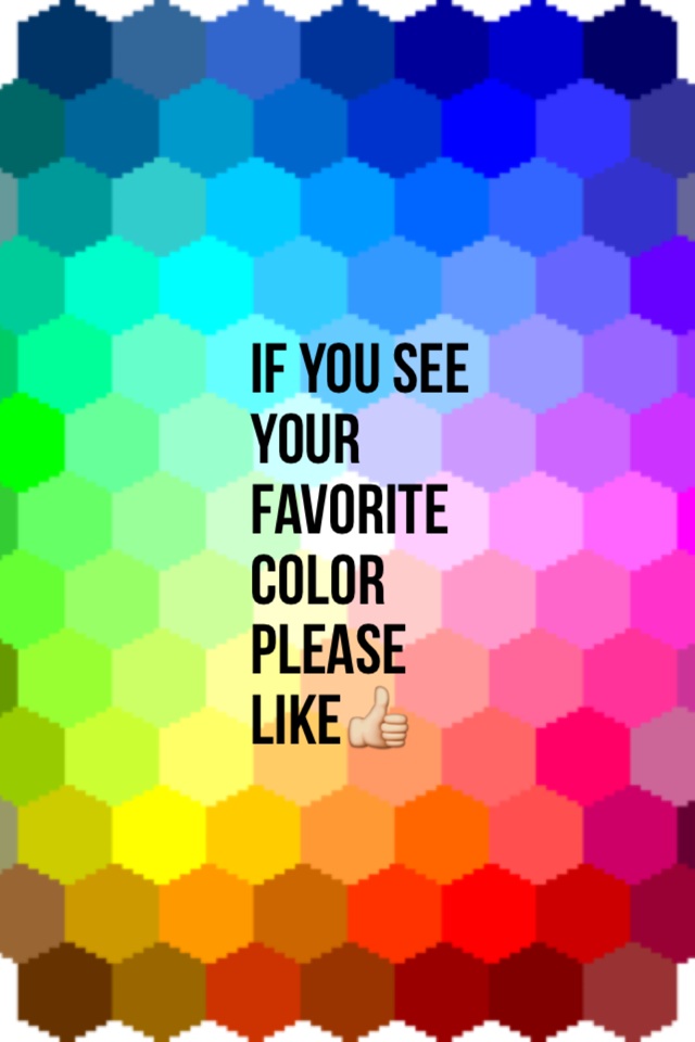 If you see your favorite color please like👍