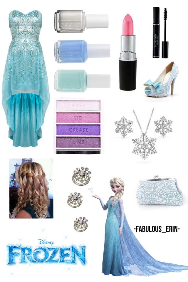Elsa inspired outfit