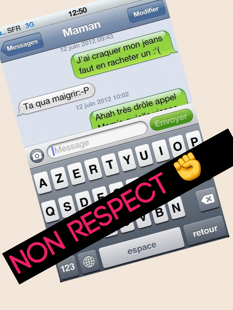 Non respect ✊ 