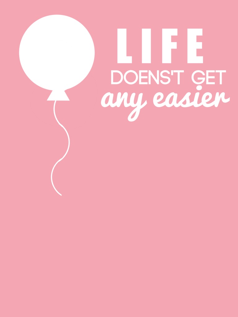 Life doesn't get easier, you just get stronger😚 Ballon inspired by #httpsassy