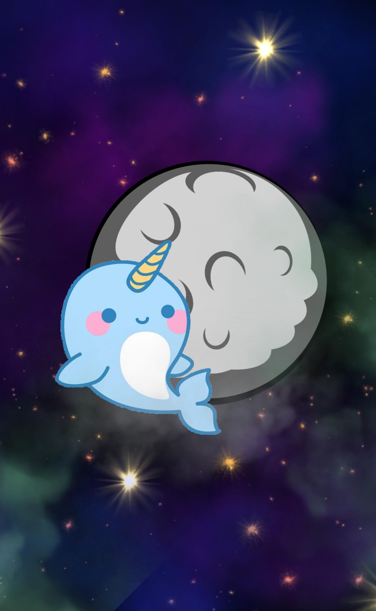 OMIGOD I MADE A SPACE NARWHAL