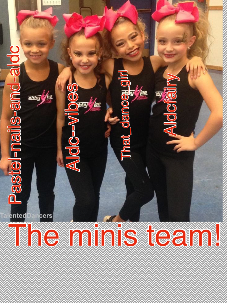 The minis team!
