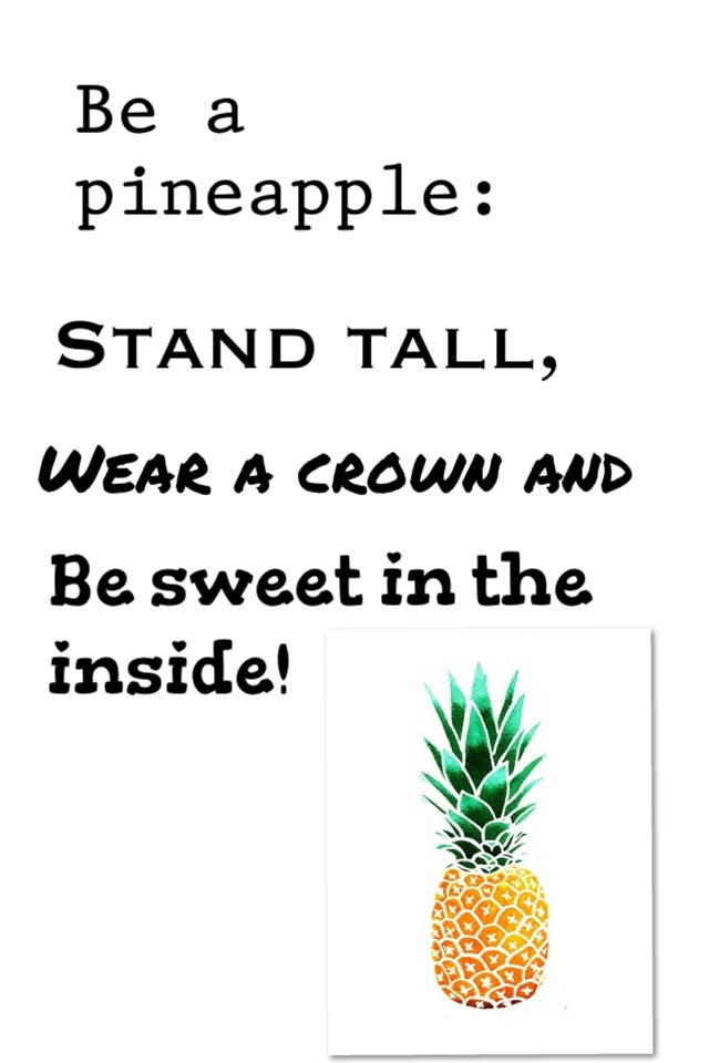 Stand tall,