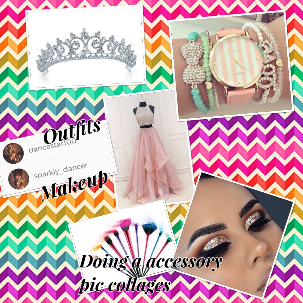 Doing accessory pic collages follow my friend there doing make up and outfits too