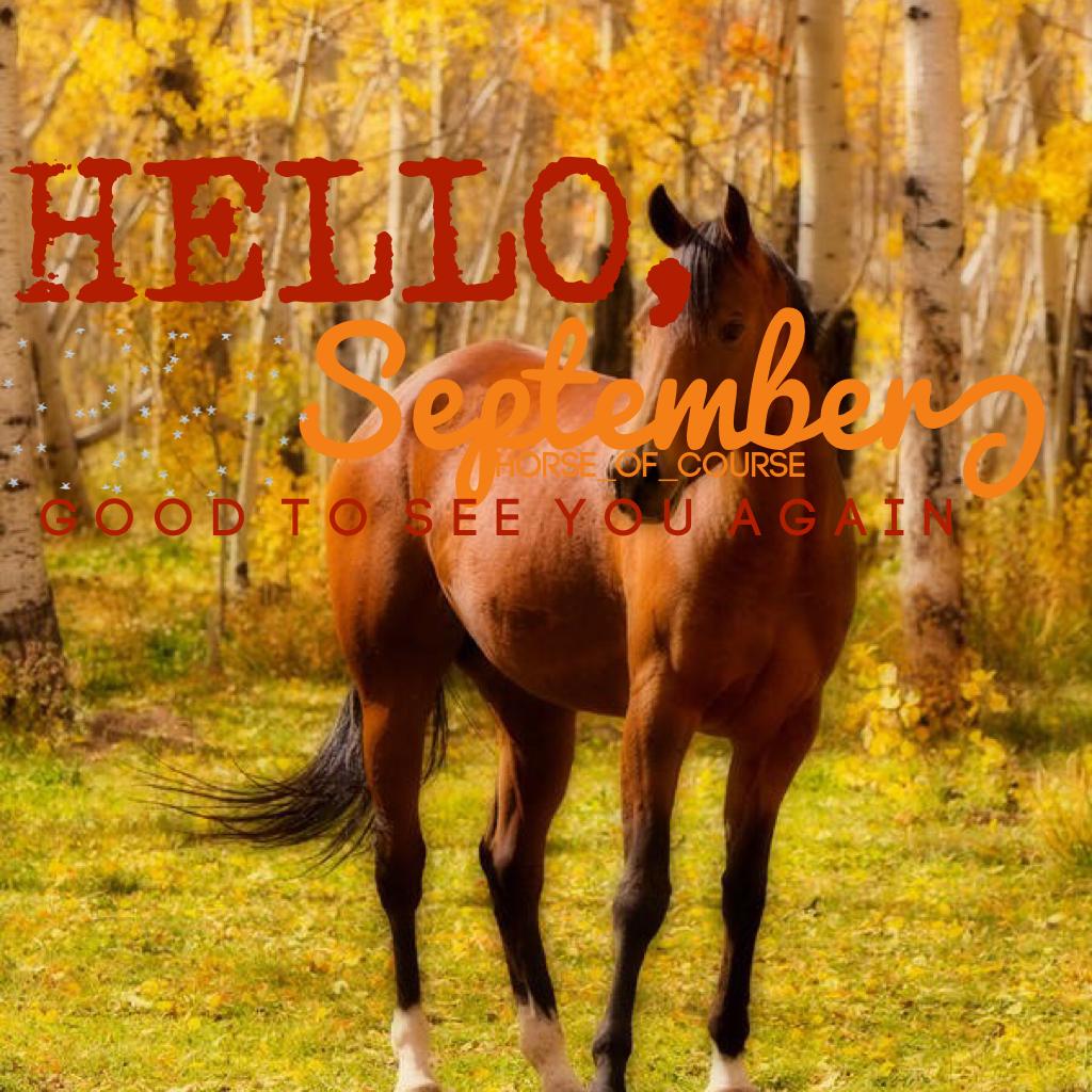My hello, Month series! Ugh School's in less than a week...😕