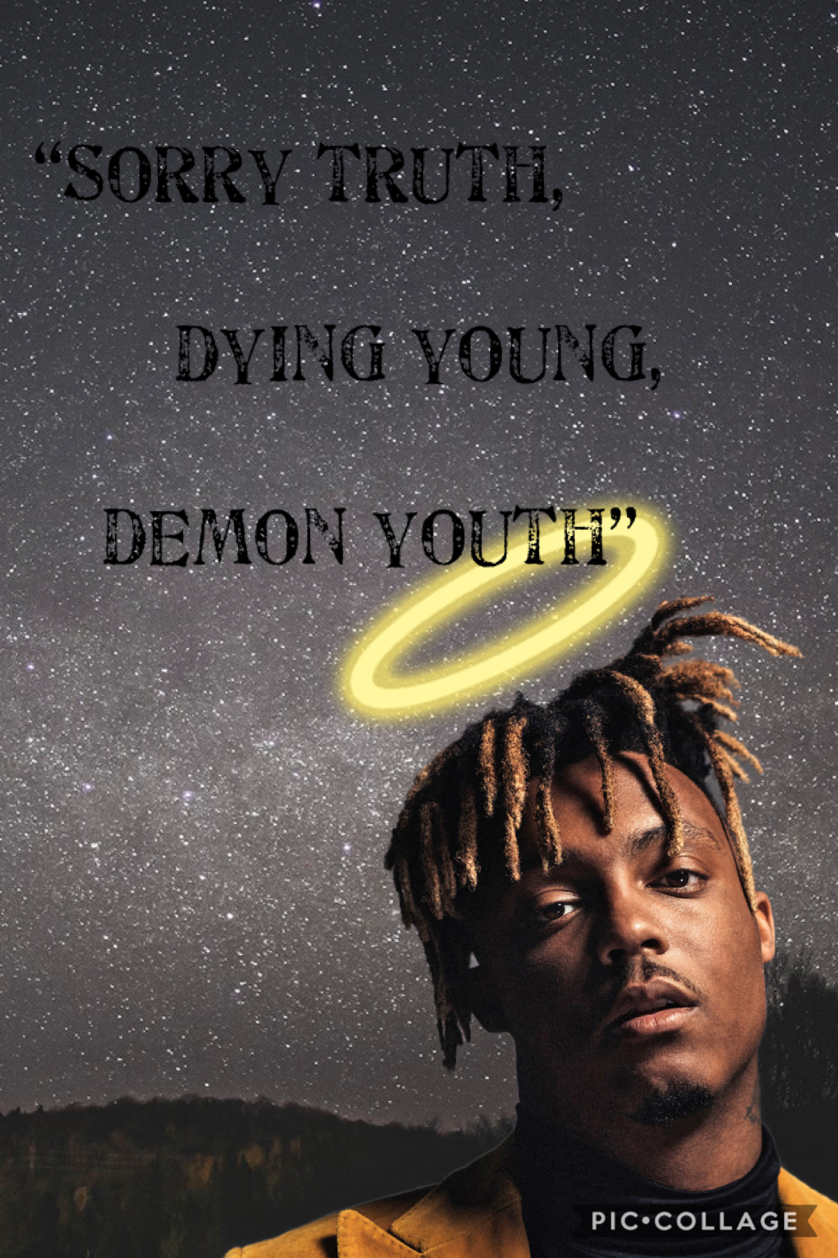 😔RIP😔
Juice Wrld was such a great artist. It’s sad that we have to loose another one so young. May he Rest In Peace. He will be missed.