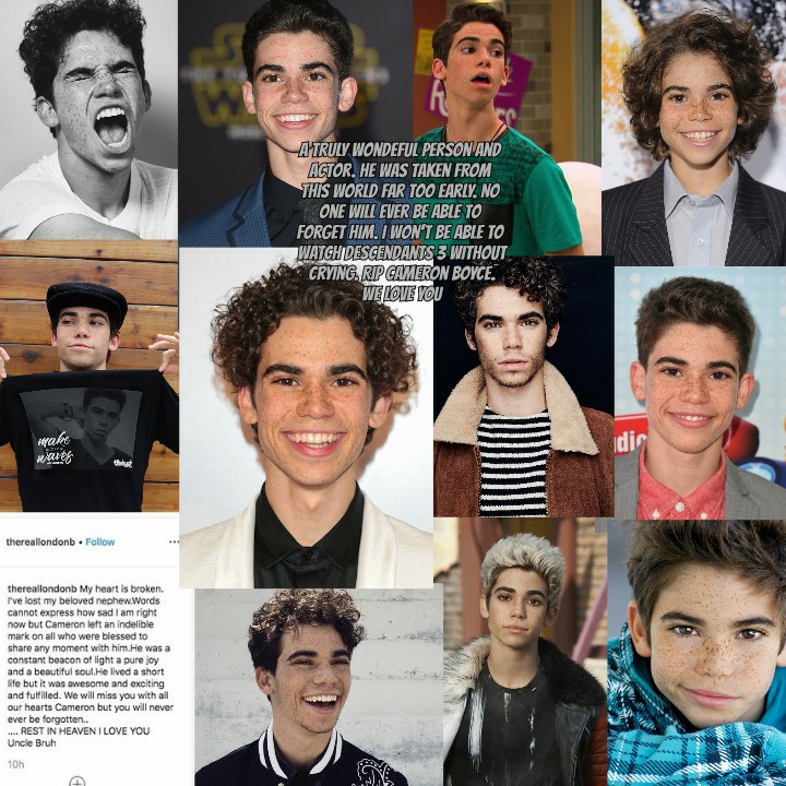 I won't be able to watch Descendants 3 without crying. RIP Cameron Boyce. We love you