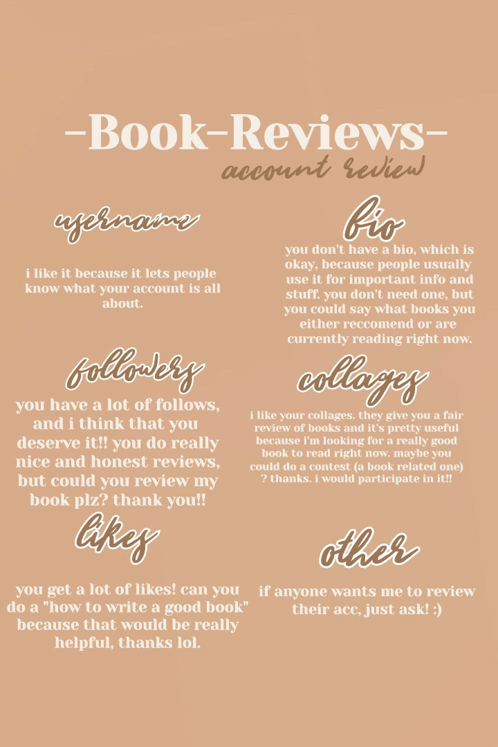 tap
account review for -Book-Reviews- !!
im planning something for y'all...