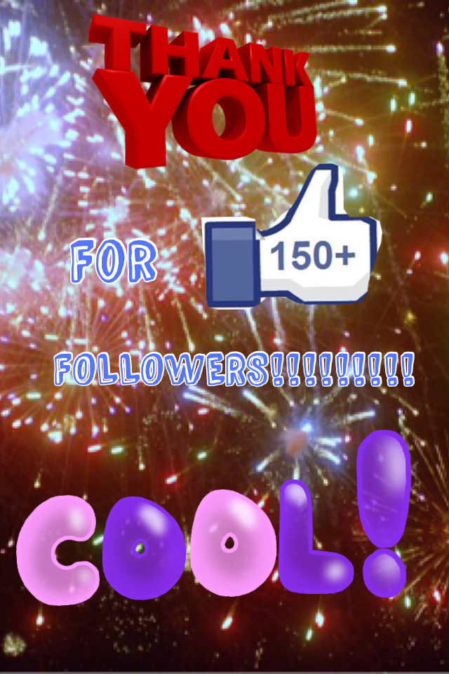 150+ followers CELABRATION!!