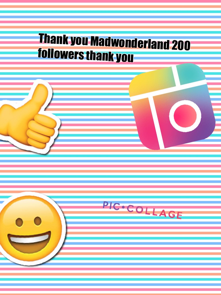 Thank you Madwonderland 200 followers thank you