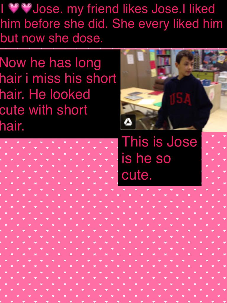 This is Jose is he so cute.💞💞💞💗💗💗💕💕💓💓💖💖💝💝💘💘💙❤️❤️❤️💛💛💛💛💛💛💚💚💚💚💜💜💜❣❣