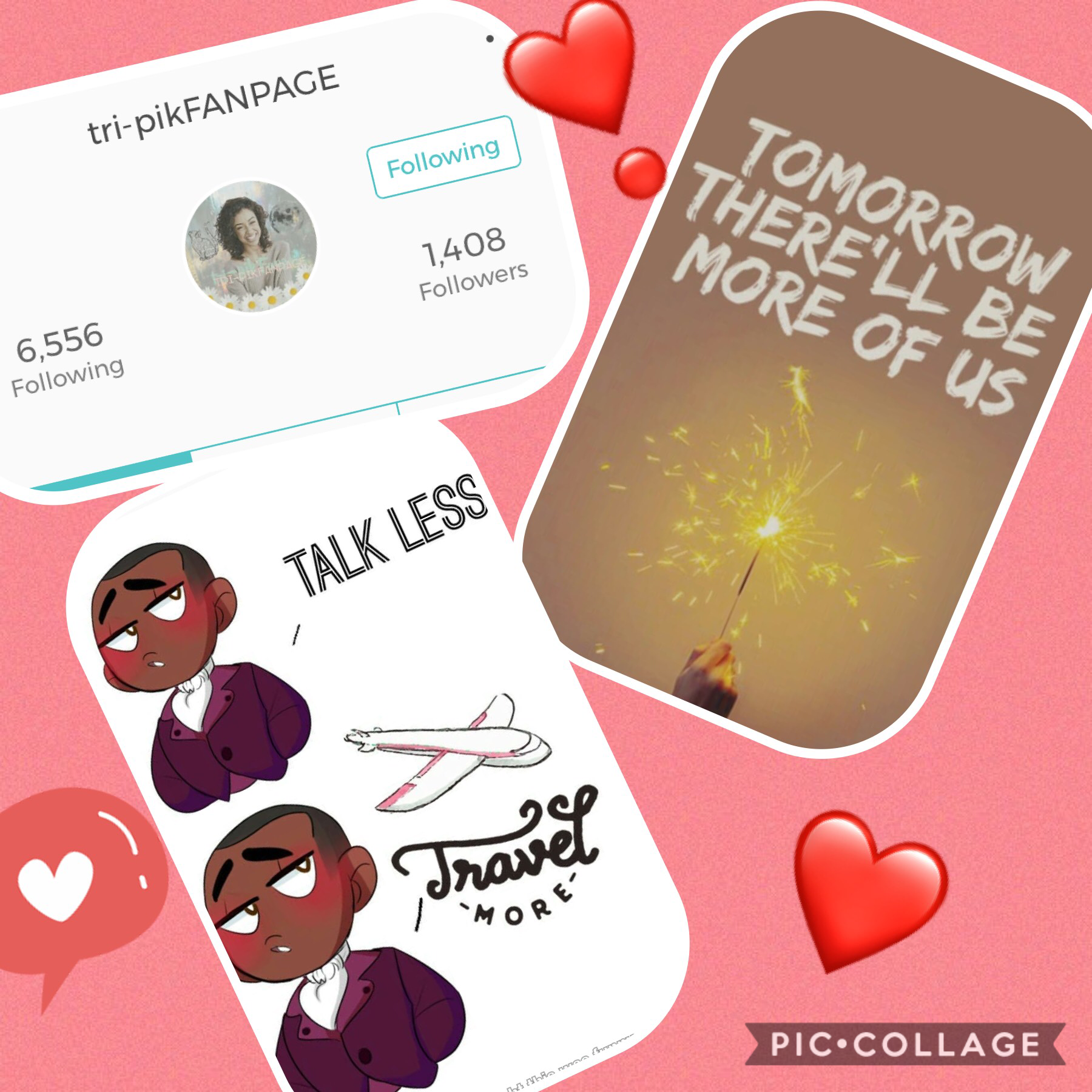 😁Tap😁

You are also AMAZING!! I love you collages❣️

P.S. I am also a Hamilton fan! The show is amazing😁