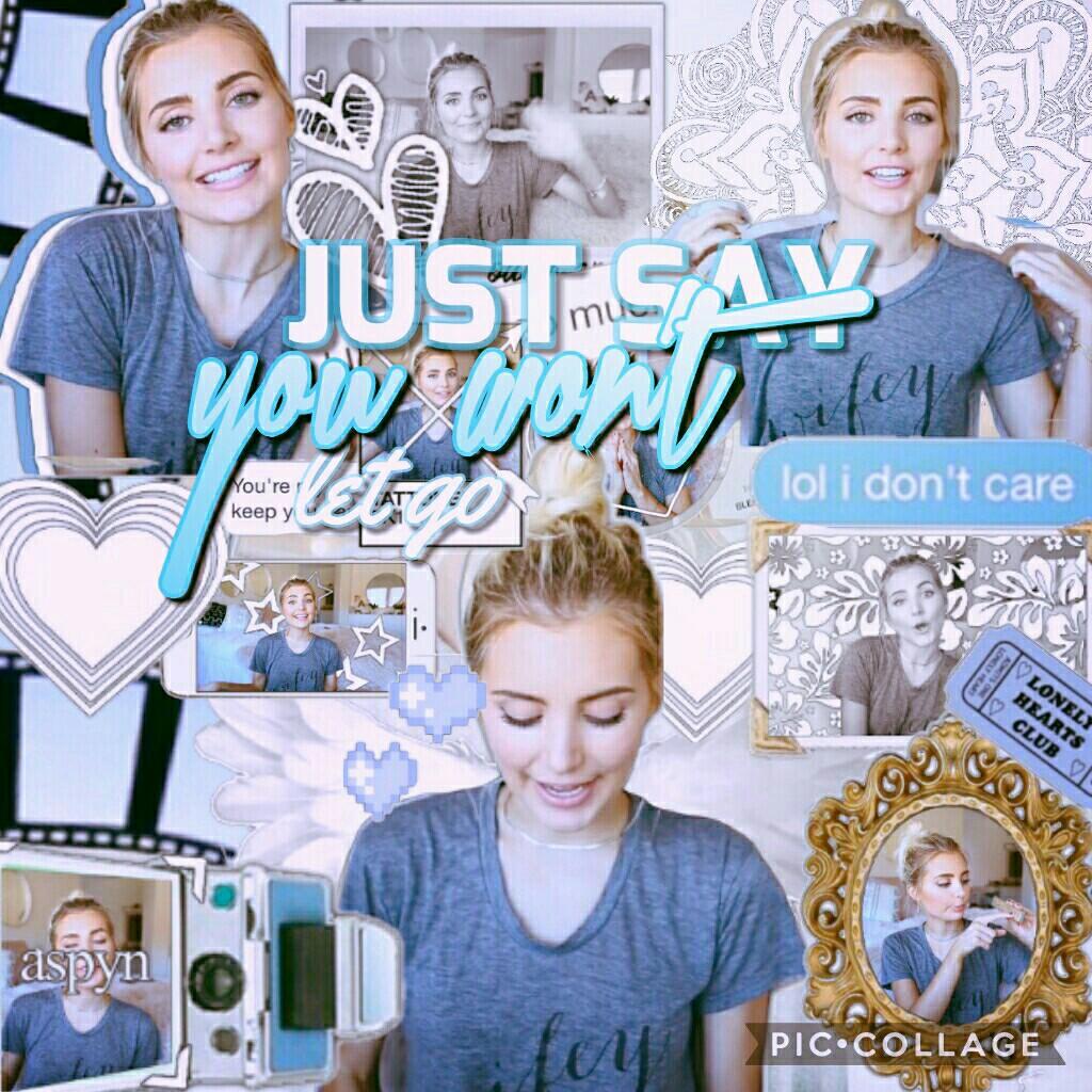 Tap
sorry for not posting
for like 2 weeks I was busy
at schoo
anyways here's an edit of
Aspyn hope ya'll like it💖
credit to puppyart26_tutorials
for the premades