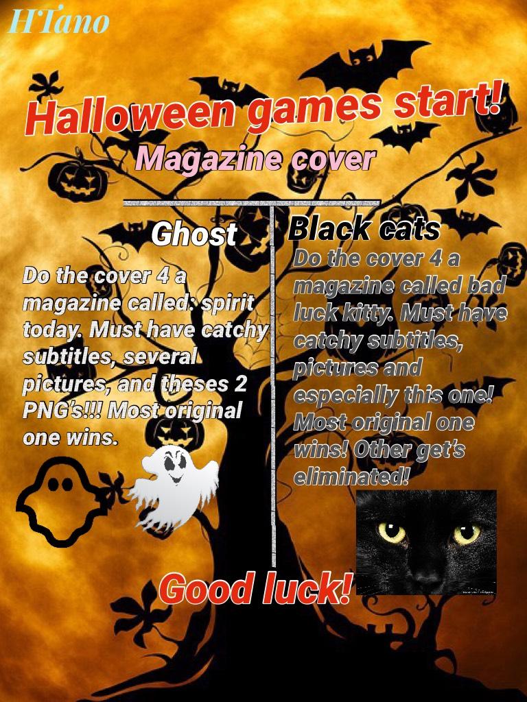Halloween games start!