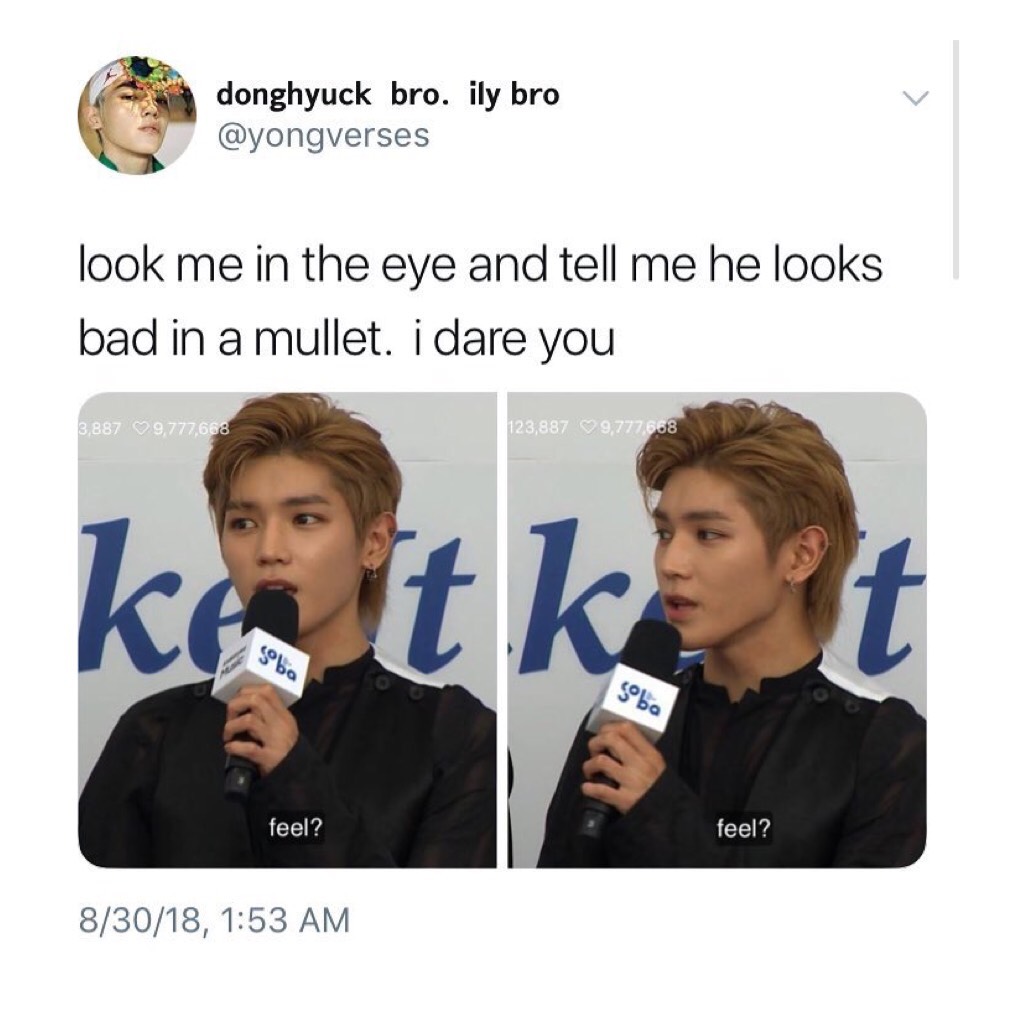 🍋🍋TAKE THE LEMON🍋🍋
MY MAN IS KILLING THAT MULLET AND NY HEART RN
QOTD: honest opinions of nct dreams comeback? (No judging here:))
