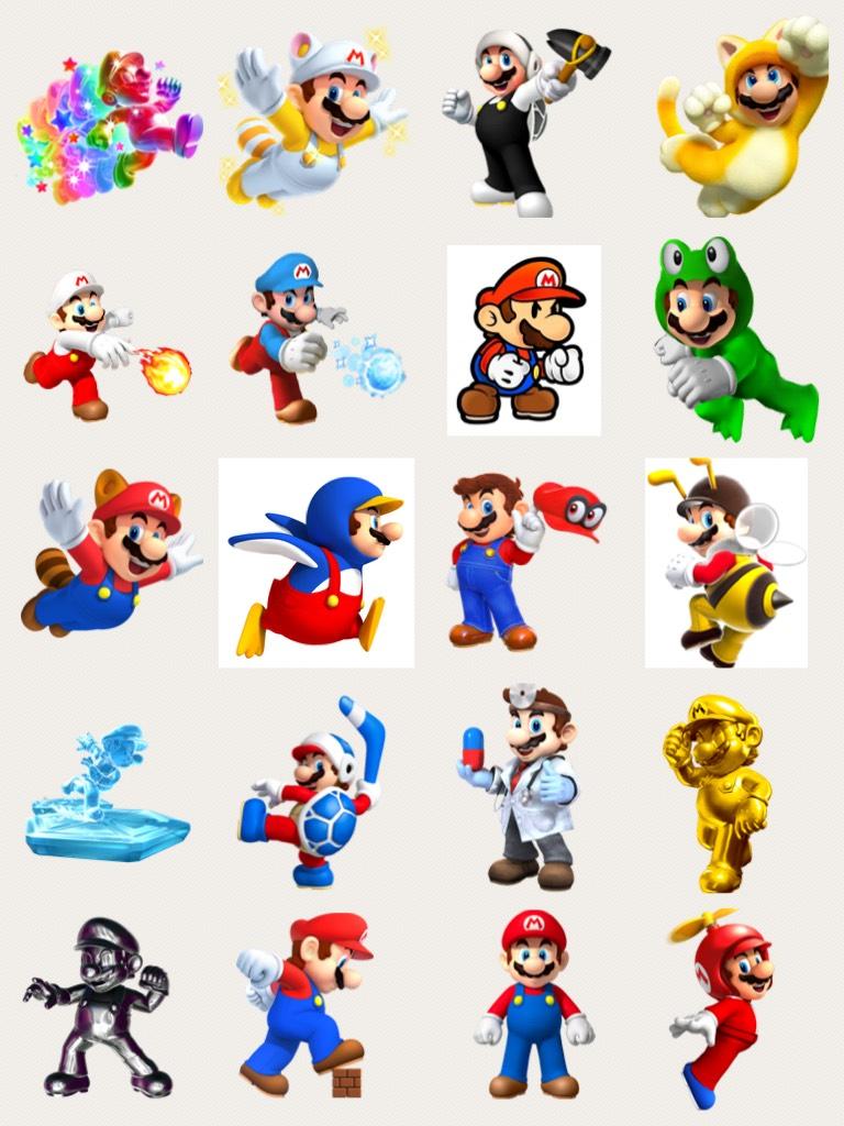 Guess the Mario’s?
