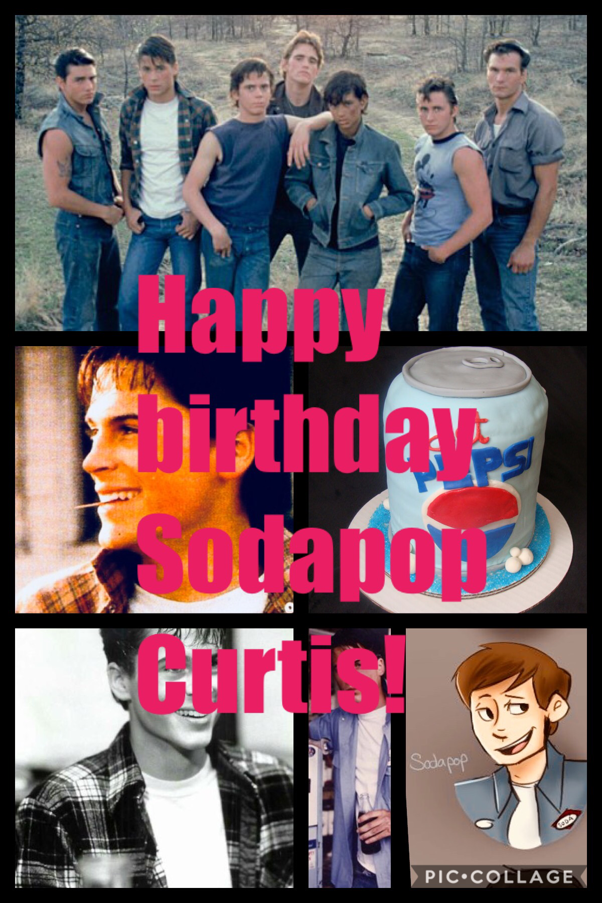 To my 2nd favorite character in The Outsiders, Sodapop!
