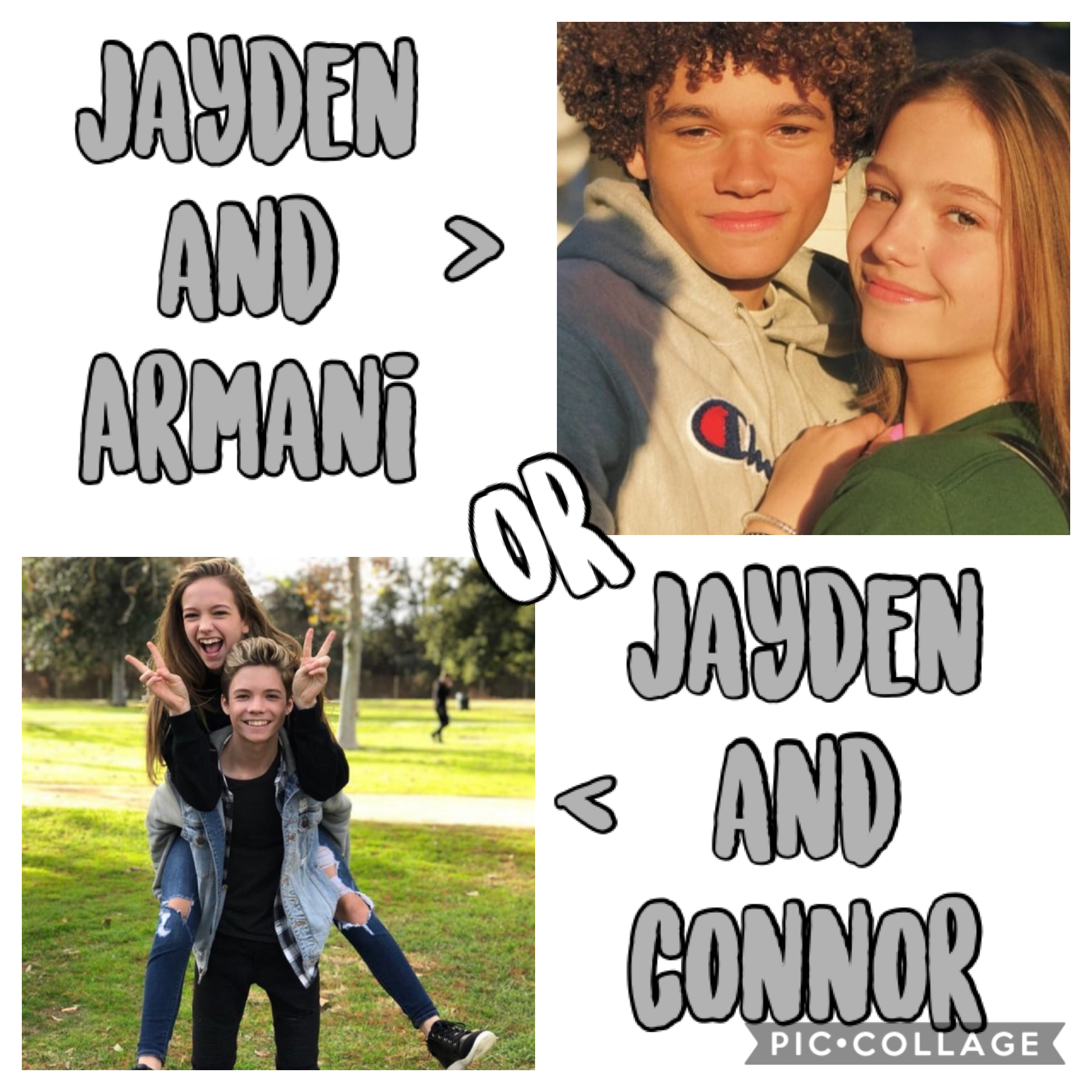 so I know this doesn’t have anything to do with Kenzie  and Annie but Jayden is Annie’s best friend so I figure it counts!!😂 AND I WOULD PICK JAYDEN AND CONNOR 100% I miss them😭😭they are so cute 🖤🖤🖤🥰
