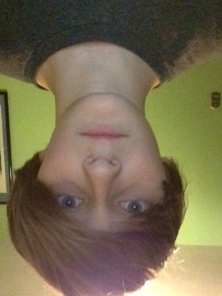 Upside down