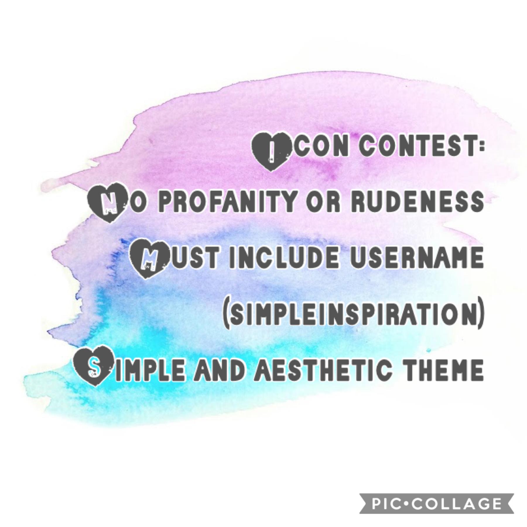 Icon contest details!